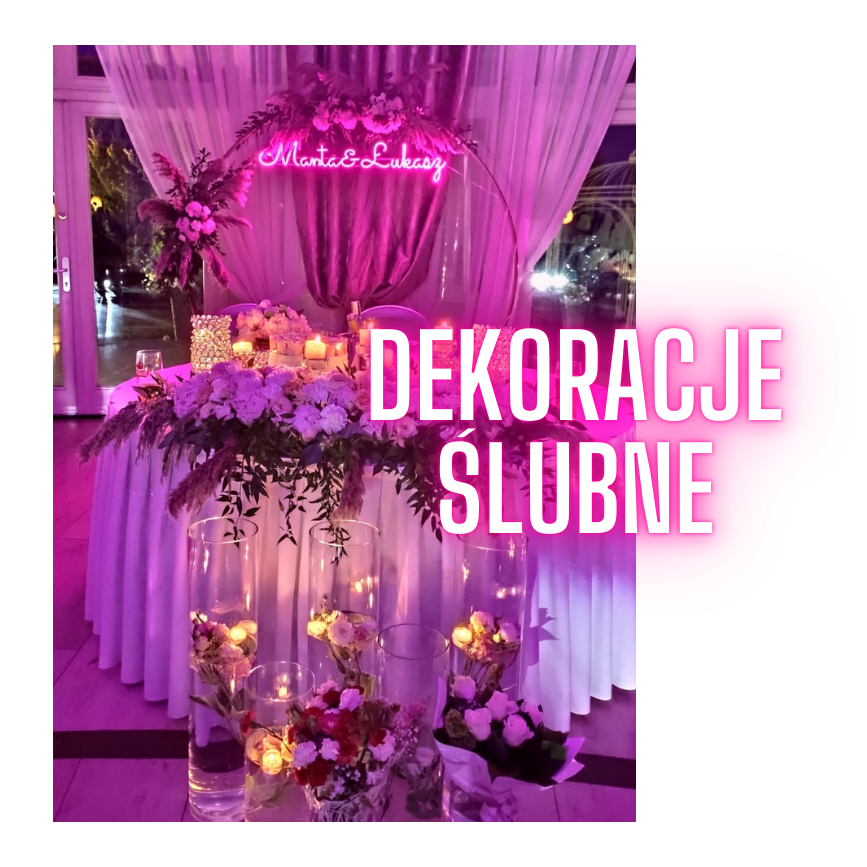 Dekoracje ślubne